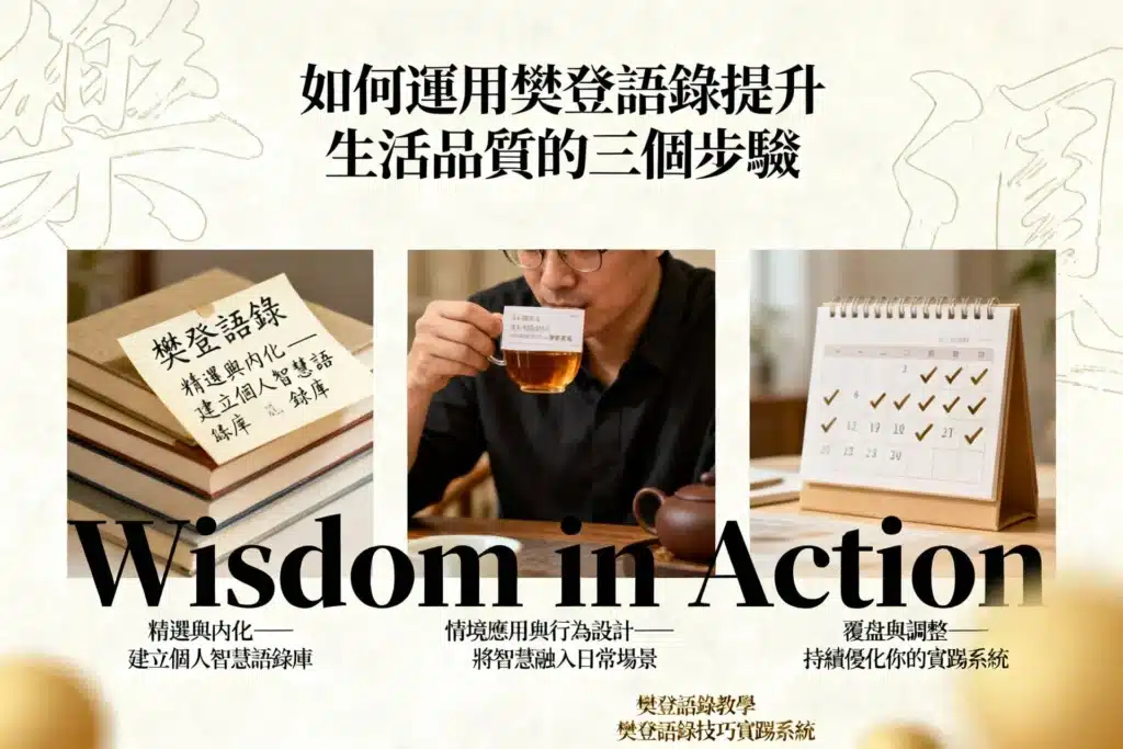 樊登語錄應用指南：三步驟提升生活品質的實戰解析