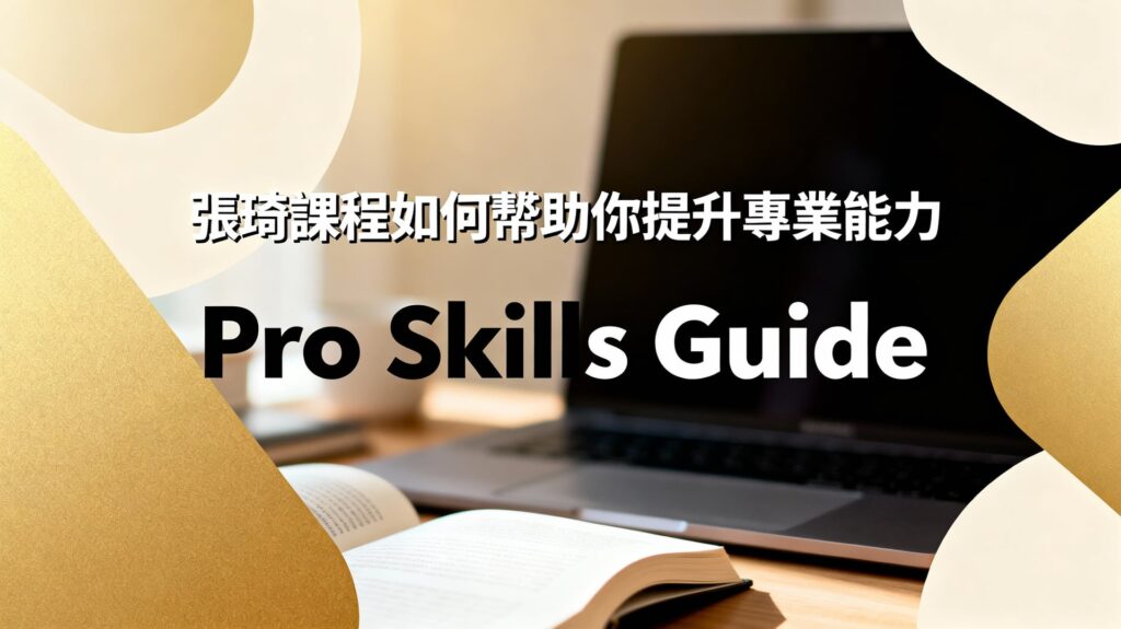 張琦課程推薦：三步驟挑選適合課程，有效提升專業能力