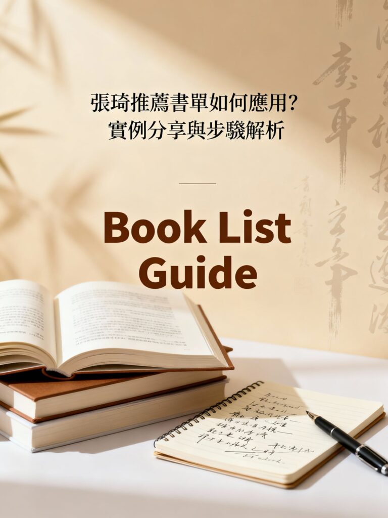 張琦推薦書單應用指南：3個實例與步驟解析，將知識轉為商業優勢
