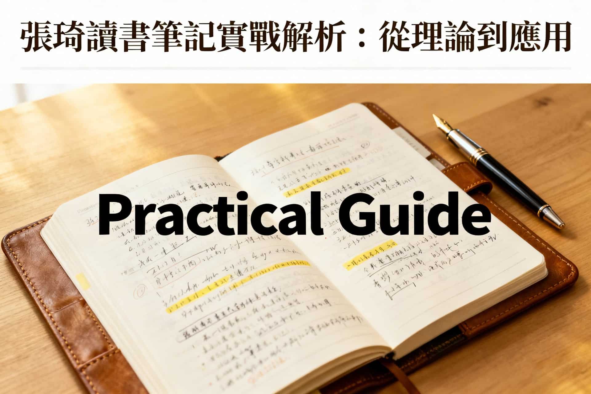 張琦讀書筆記實戰解析：從理論到應用，高效內化知識