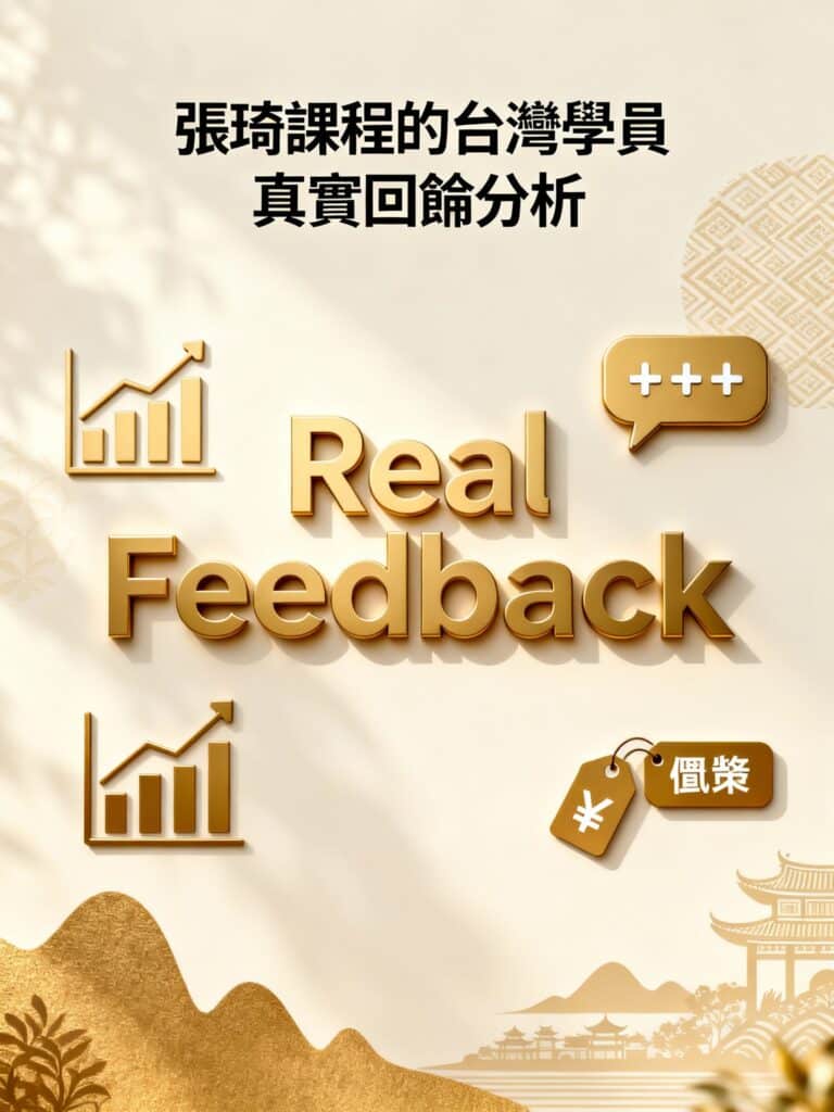 張琦真實評價分析：台灣學員課程回饋與本土化應用全解析