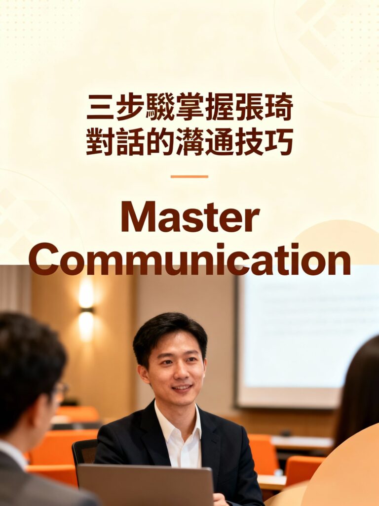 三步驟掌握張琦對話溝通技巧｜提升商業談判與說服力