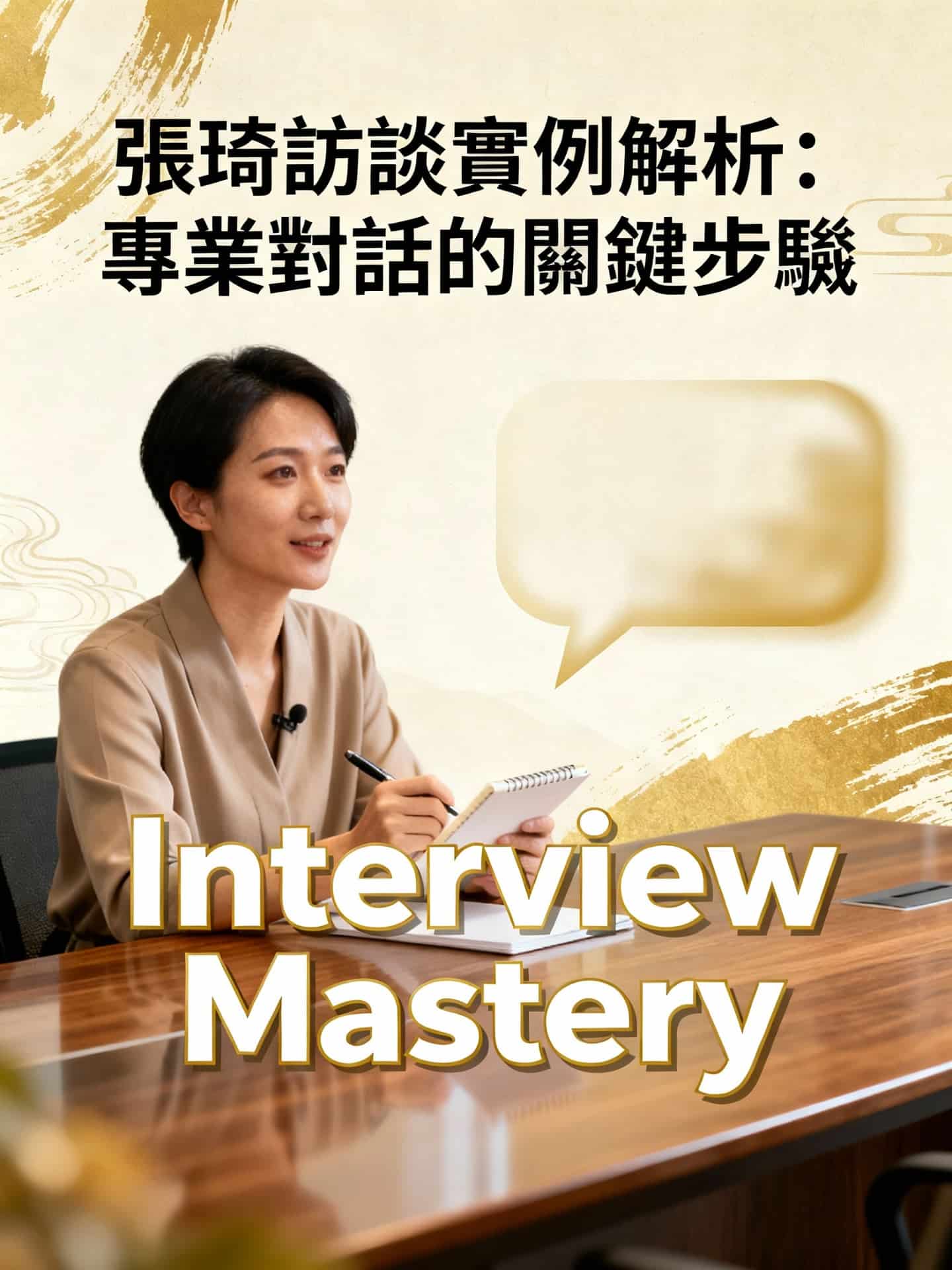 張琦訪談實例解析：掌握專業對話的3大關鍵步驟與技巧