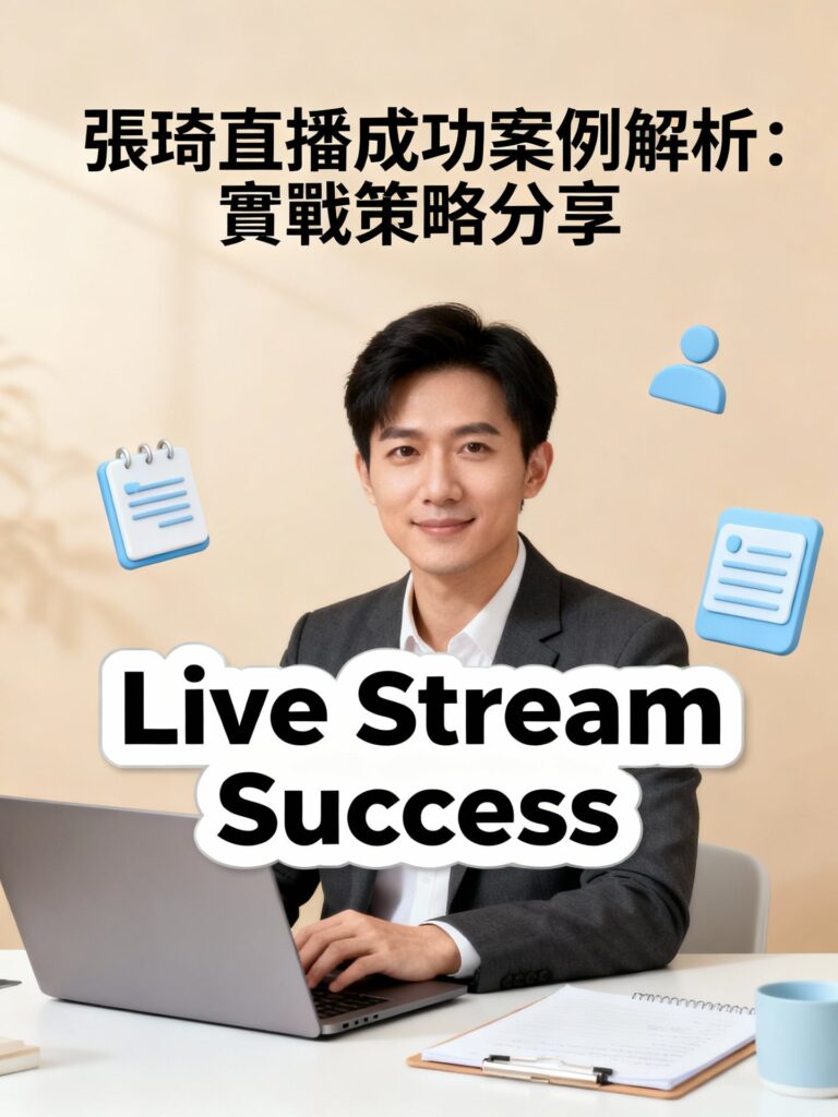張琦直播成功案例解析：實戰策略與五步驟技巧分享