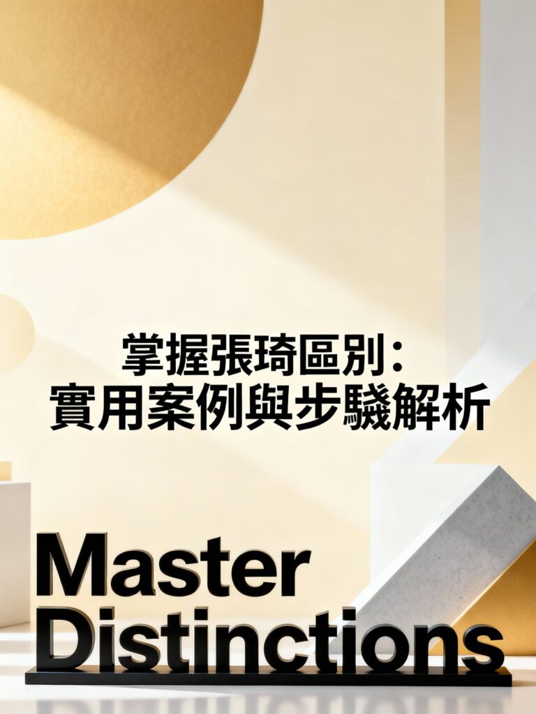 掌握張琦區別：實用案例與步驟解析，提升商業決策成效