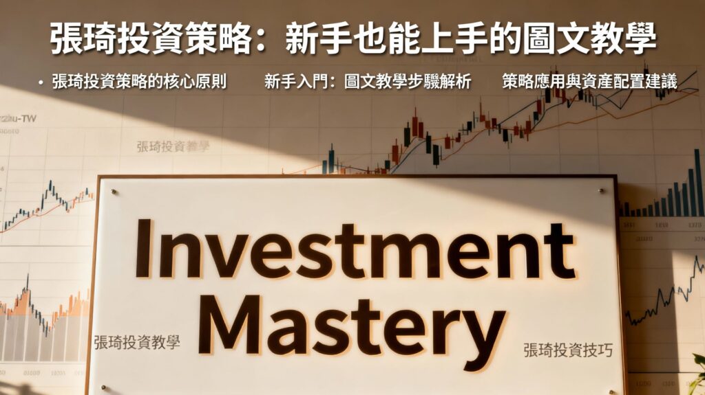 張琦投資策略：新手也能上手的圖文教學，五步驟建立獲利組合