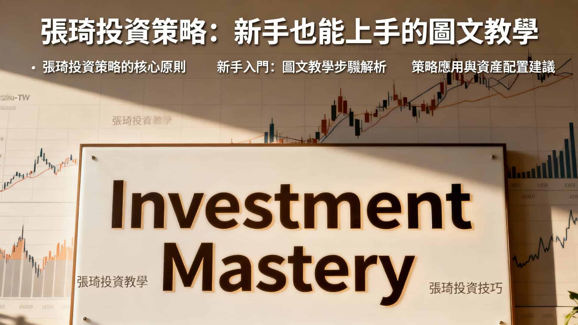 張琦投資策略：新手也能上手的圖文教學，五步驟建立獲利組合