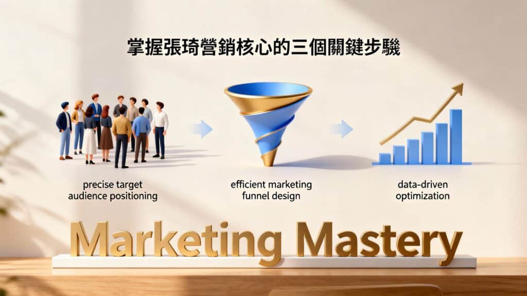 張琦營銷三步驟解析：從策略到執行的完整實戰指南