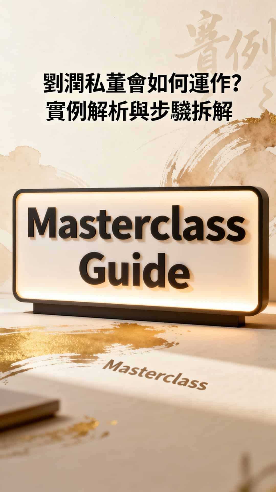 劉潤私董會運作解析：實例拆解與步驟指南，提升決策品質