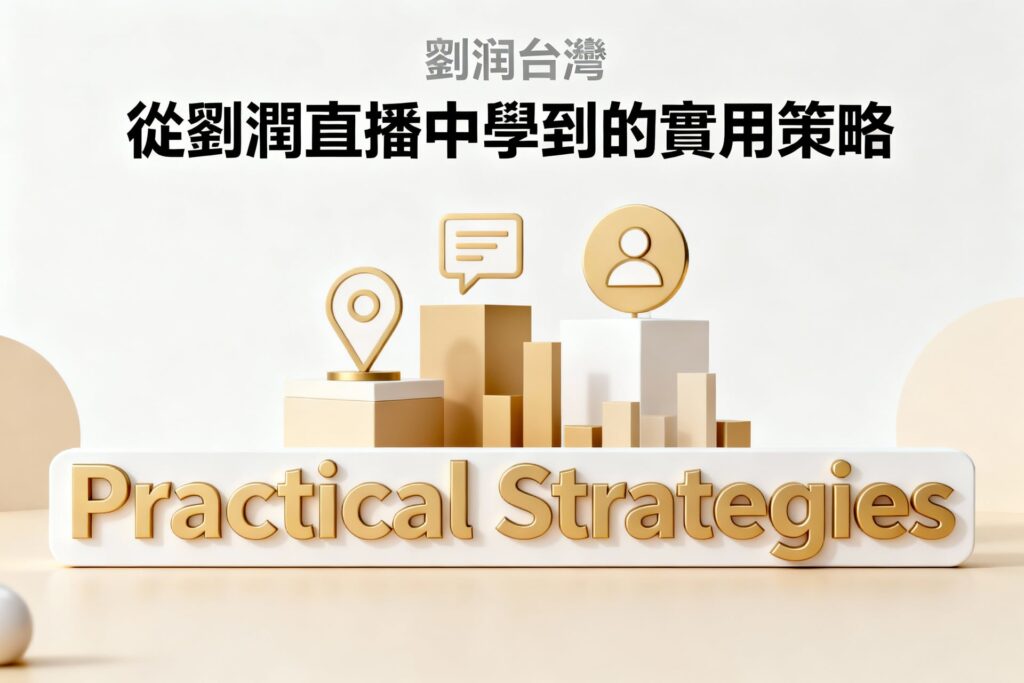 劉潤直播實戰策略解析：三步驟將商業洞見轉化為增長藍圖