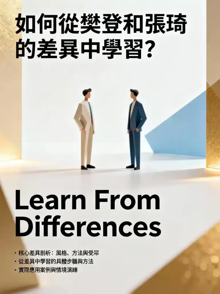 樊登和張琦對比分析：從兩位導師差異中學習的完整指南