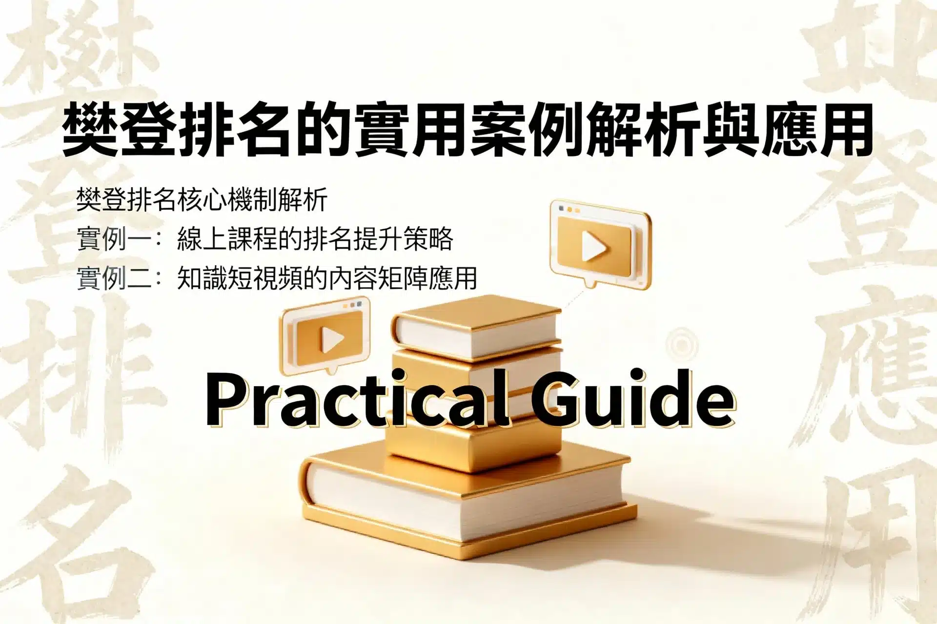 樊登排名實用案例解析：掌握3步驟提升60%轉化率