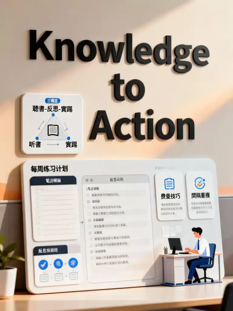 樊登精華應用指南：三步驟將知識轉化為實際成長