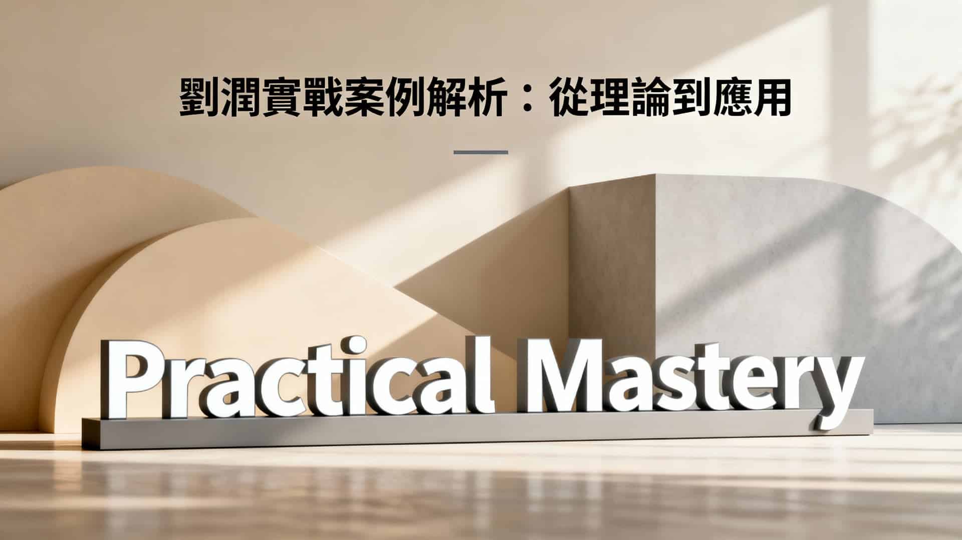 劉潤精華實戰解析：三步驟將理論轉化為商業解決方案