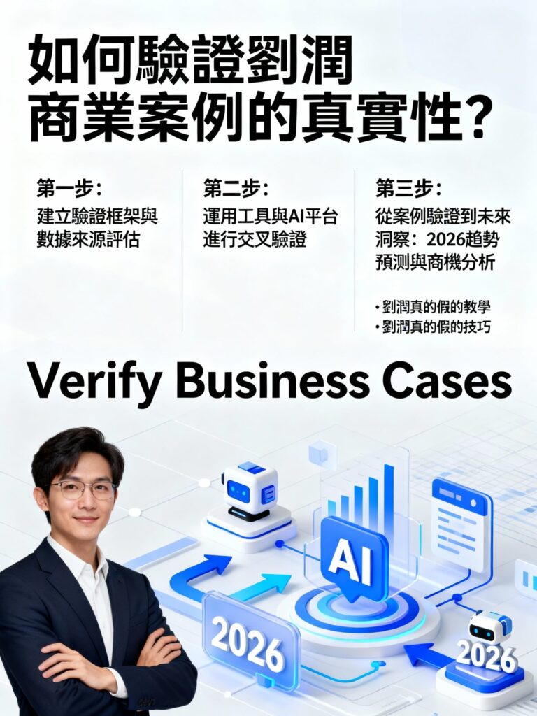 劉潤真的假的？三步驟驗證商業案例真實性與數據核實