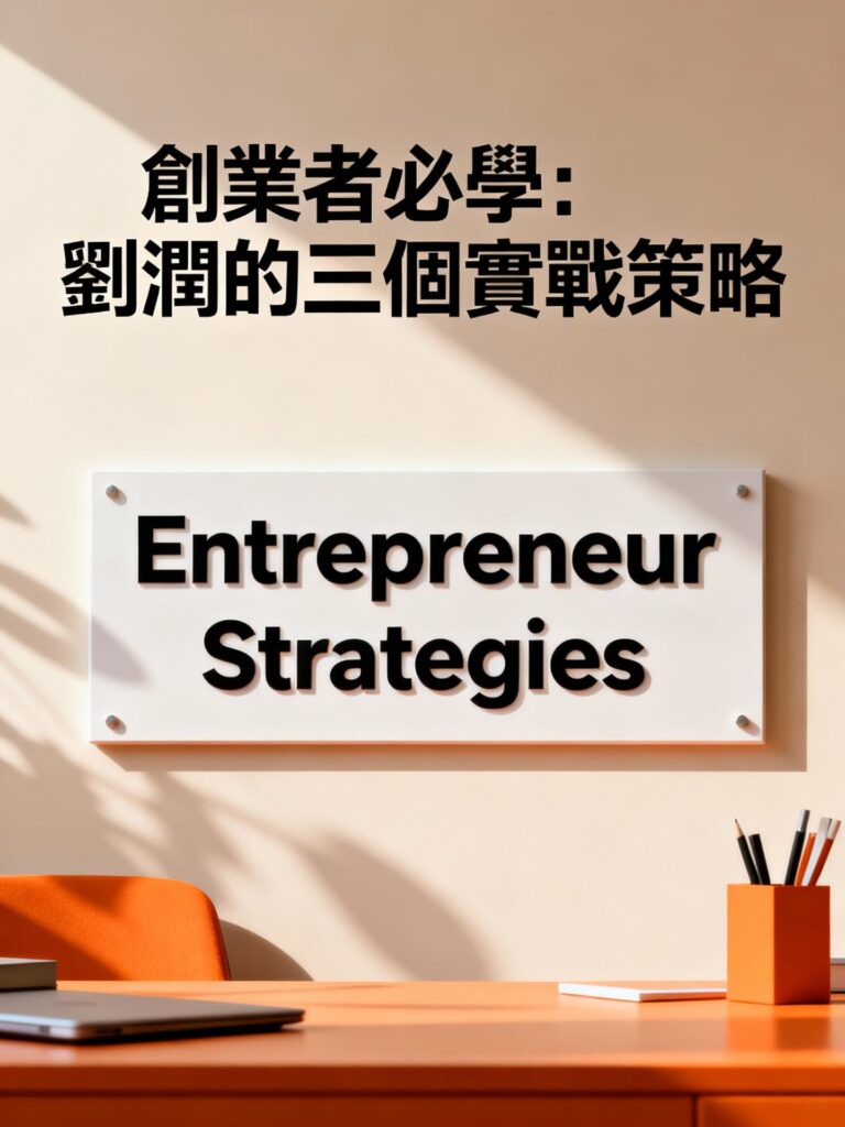 劉潤創業故事：三個實戰策略，助你避開失敗陷阱