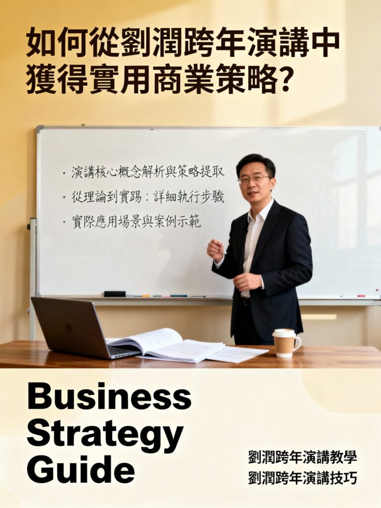 劉潤跨年演講實戰指南：三步驟將商業洞察轉化為成長策略