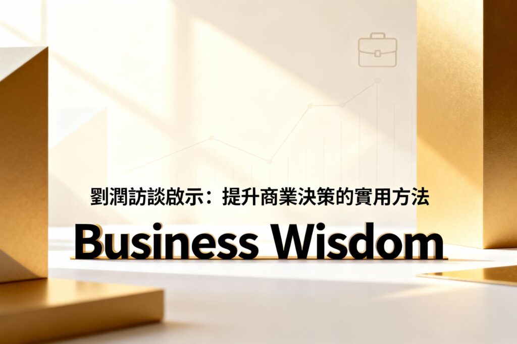 劉潤訪談精華：三步驟提升商業決策的實戰指南