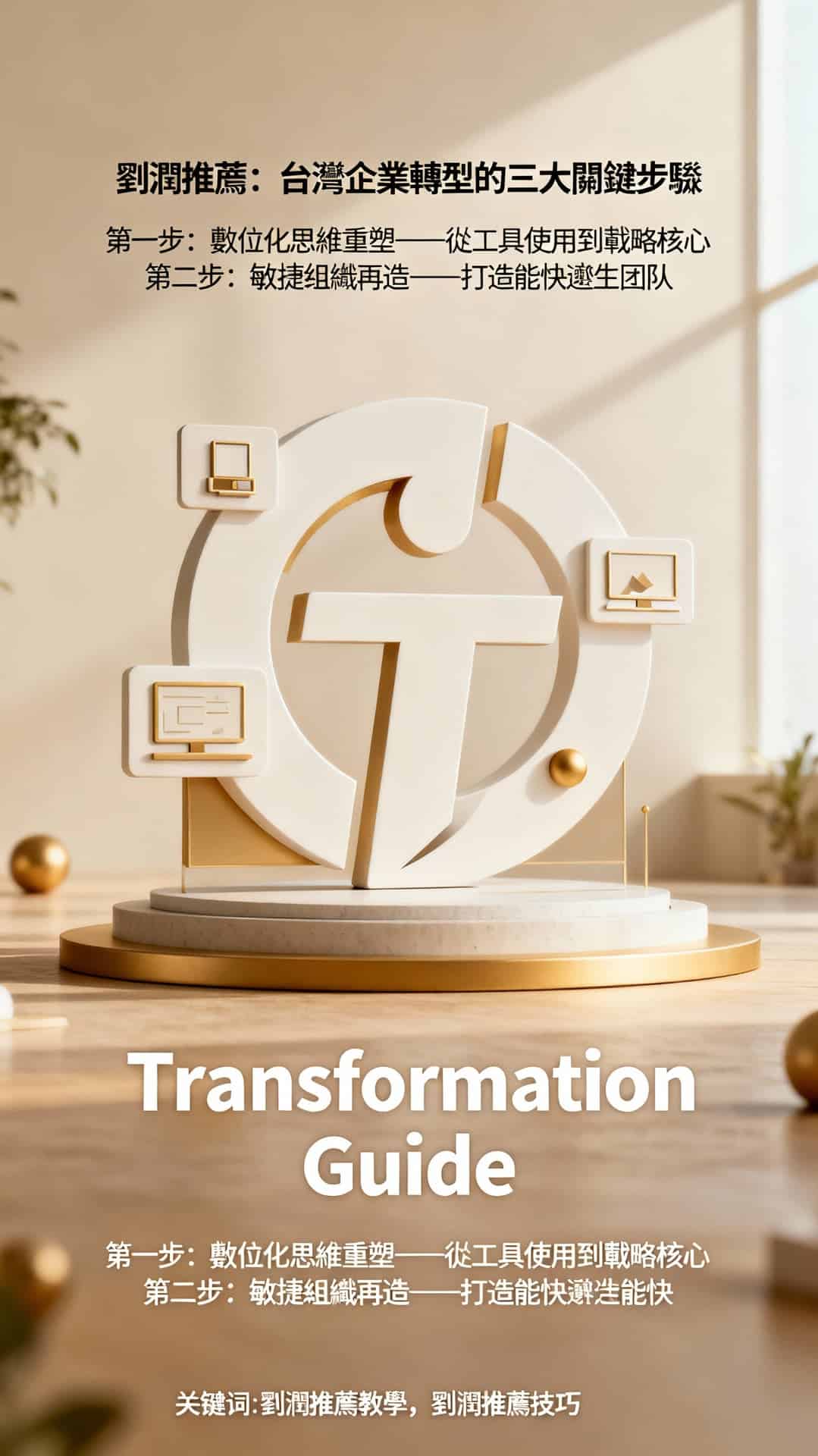 劉潤推薦：台灣企業轉型三大關鍵步驟，數位化思維重塑