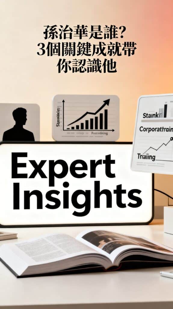 孫治華是誰？3個關鍵成就帶你認識這位創業導師與策略專家