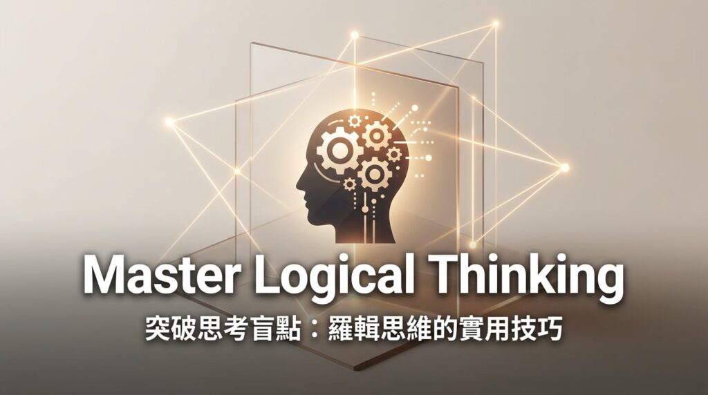 羅輯思維提升決策品質：三步驟建立思考架構突破盲點