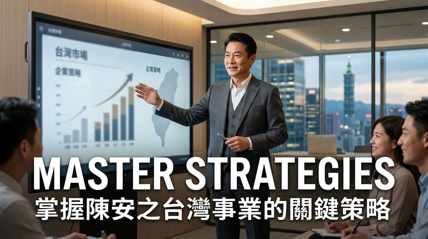 掌握陳安之台灣事業關鍵策略：從本土化到市場領導深度解構